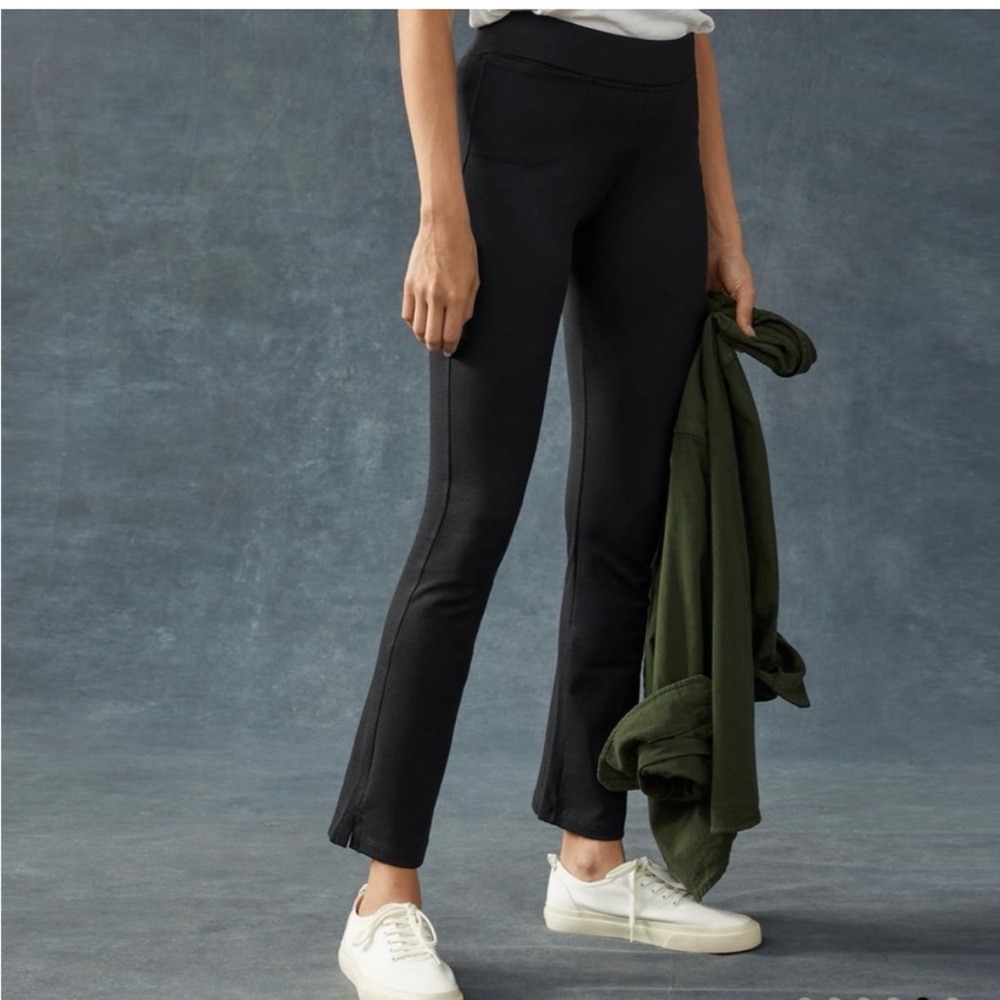 American Giant kick flare ponte pant size 4 black